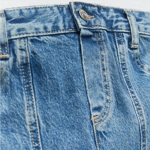 Zara Corset Style Denim Top - Picture 16 of 17